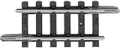 Recht spoor - Modelbouw onderdelen - Treinbaan bouwen - Schaal N compatibel - 279 mm - Grijs