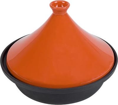 Cosy&Trendy Tajine - Geschikt voor inductie - Ø 30 cm - Zwart/Oranje