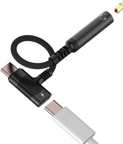 Store_7 - USB-C naar 3,5 mm Adapter - Audio en Opladen - Geschikt voor iPhone 15 en iPad - Gelijktijdig gebruik - Compatibel met Samsung - Ideaal v...