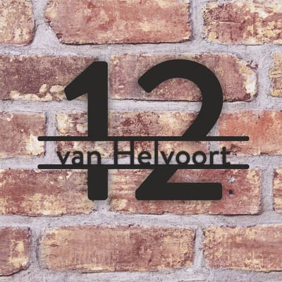 Naambord - Naambordje - kunststof naambord - Handgeschreven naambord - Acrylaat huisnummer - huisnummer - Uniek naambord - uisnummerbordje - gepersonaliseerd naambord - huisnaambord - Nieuwe woning - samen wonen - cadeau huis - kado woning