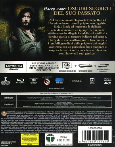 Warner Home Video Harry Potter and the Prisoner of Azkaban Blu-ray Meertalig