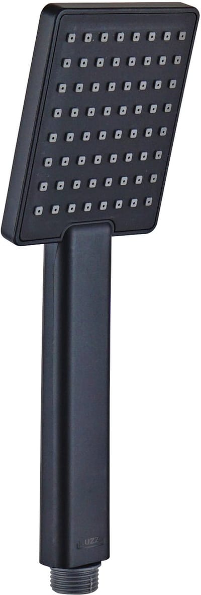 Luzzo® Handdouche Square met waterbespaarder 40% - Zwart