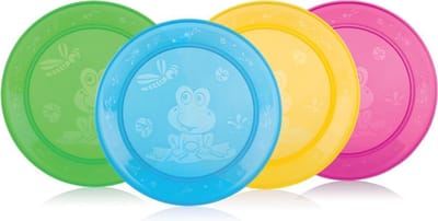 Nûby - Set van 4 bordjes - 9m+
