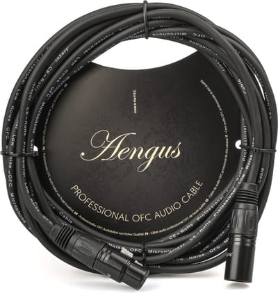 Professionele XLR microfoonkabel / signaalkabel - hoogwaardige audiokabel met goede afscherming - 5 meter