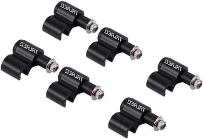6 Stuks Fietsoileiding Huls voor Fiets, Kabelclips Conversie, Draadorganizer voor Efficiënt Onderhoud