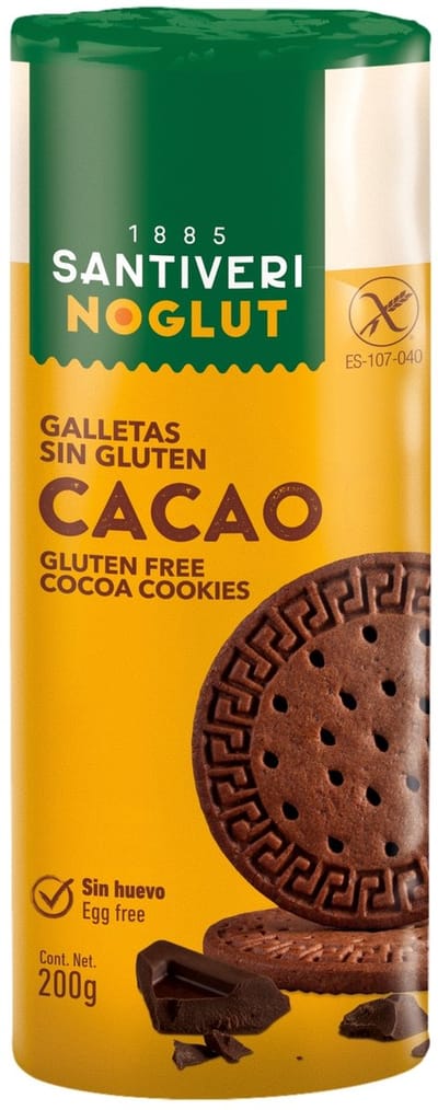 Santiveri Digestive cacao glutenvrij 200 Gram