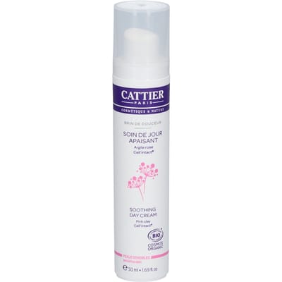 Cattier Dagcreme kalmerend gevoelige huid 50 Milliliter