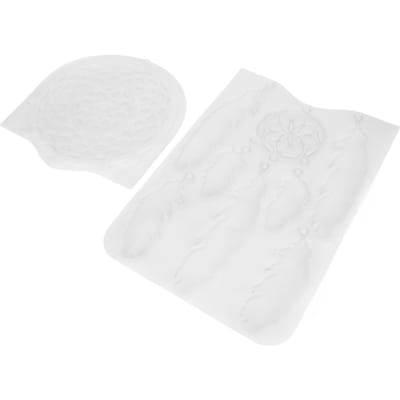 Dromenvanger Siliconen Mal Gemakkelijk te Ontvormen Zacht Flexibel Herbruikbaar Gepersonaliseerd DIY Epoxy Hars white