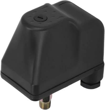 Waterpomp Drukschakelaar - Automatische Pomp Controle - Onbemande Water Regulatie - Aanpasbare Drukinstelling - ZG1/4in G1/4in - Zwart