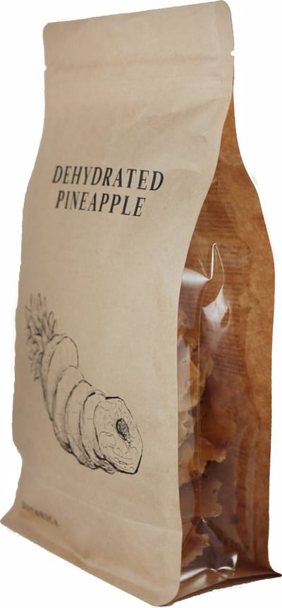 BOTANICA Gedroogde Ananas Schijfjes 80 g – 100% natuurlijk - Garnering voor Gin Tonic, Cocktails & Desserts – Premium gedroogd fruit