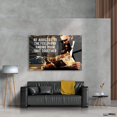 Luxe Plexiglas Schilderij Workroom | 40x60 | Woonkamer | Slaapkamer | Kantoor | Muziek | Design | Art | Modern | ** 5MM DIK**