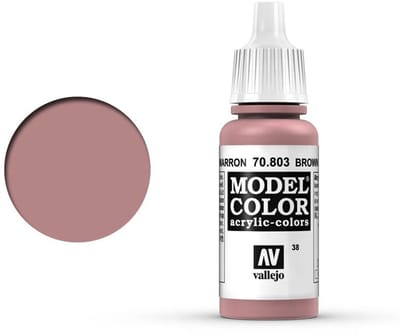 Vallejo Hobbyverf Acrylverf - 70803 Model Color Brown Rose - Acryl Verf flesje - 17 ml