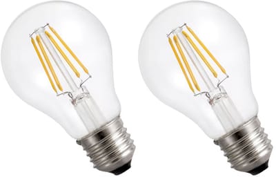 Spectrum LED Lamp E27 3.8W 230V - 806 Lumen - 3000K Warm wit - Gezellig licht - Energiezuinig - 2 stuks