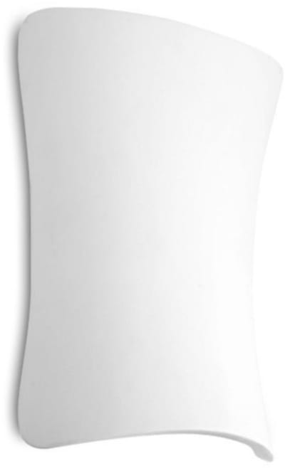 Kosilum - Zoriel - Wandlamp - Wit - Pleister en metaal