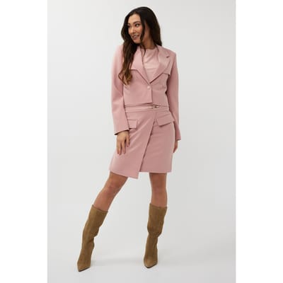EsQualo Blazer Short City Chalk Pink Größe: 42 | Blazer Outlet | Damen | Rosa