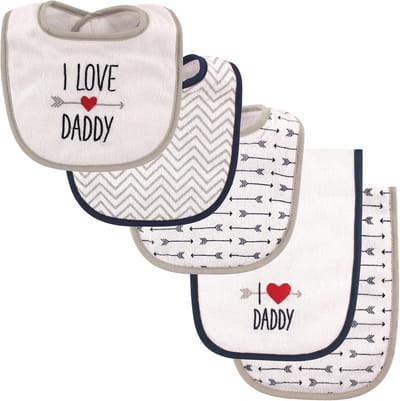 Set van 5 Bandana Slabbetjes en Bijt- of Spuugdoekjes voor Baby's