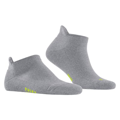 FALKE Cool Kick kort eenkleurig functioneel materiaal sneakersokken enkelsokken unisex grijs - maat 39-41