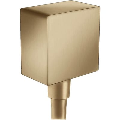 Hansgrohe Fixfit hose connector with non-return valve and plastic bracket 26455140