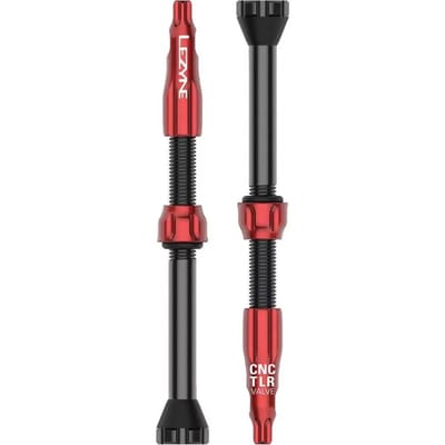 LEZYNE Bandenplakkers CNC TLR TUBELESS VALVE 44MM RED