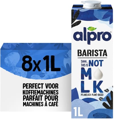Alpro Barista This Is Not M*lk - Plantaardige Melk - Geschikt voor Koffie - Lactosevrij - 8 x 1L