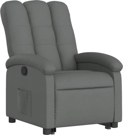 DD® Sta Op Stoel Elektrisch - Relaxfauteuil Verstelbaar - Relaxstoel Elektrisch - Armstoel voor Ouderen - Elektrische Sta-op Hulpstoel - 70x93x101cm - Donkergrijs
