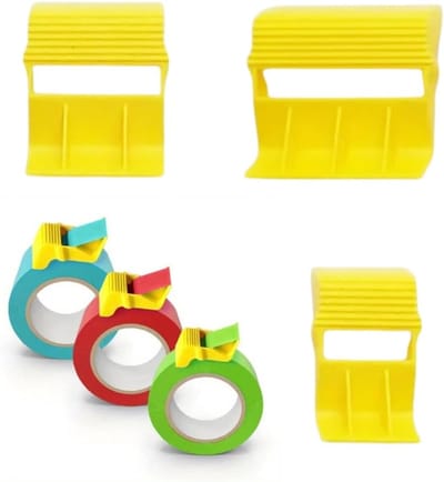 Oneay 2 sets van 6 stuks, drie maten, tapeklem, tapescheider, verbetert de werkefficiëntie, kleine tapesnijder