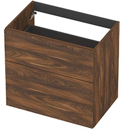 INK - Onderkast 2L A-sym Decor Tbv Grepen - 700x450x650 Mm - Noten