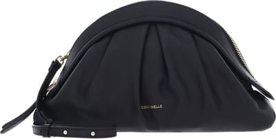 COCCINELLE Leren schoudertas Cheek Smooth Crossbody Noir zwart