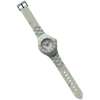 TOO LATE - siliconen horloge - MASH UP DECOR REGULAR - Ø 40 mm - LADY