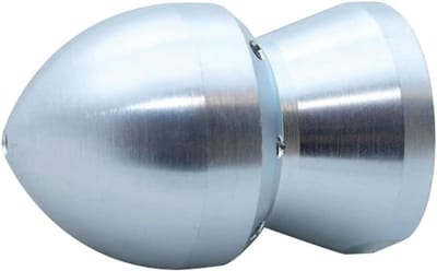 Afvoer Reinigingsmondstuk - Slangmondstuk Hogedruk - Verstopte Afvoeren Reinigen - Zelfgeleidend Mondstuk - 3/4-Inch Draad - Roestvrij Staal