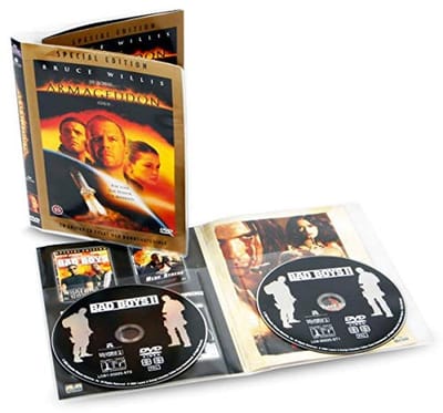 Transparante DVD-hoesjes voor 2 Schijven - 50 Stuks - Dubbele DVD Cases