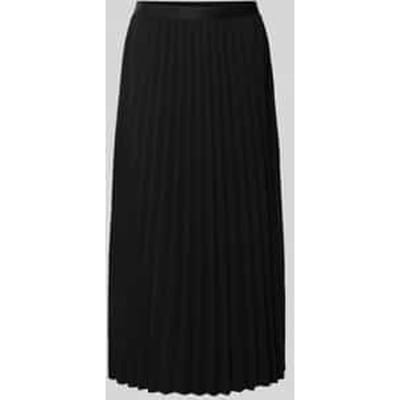 Soepele plissérok met viscose voering