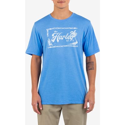 Hurley Evd Vintage Short Sleeve Unity Blue Maat: XL | T-shirts met Print Outlet | Heren | Blauw