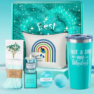 Ontspannende Spa-Geschenkmand - Unieke Cadeaus voor Vrouwen, Moeder, Vrouw, Dochter en Vriendin