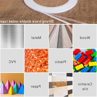 Dubbelzijdige transparante tape 3 mm - 5 rollen van 25 m voor knutselen, DIY-projecten en bevestigen
