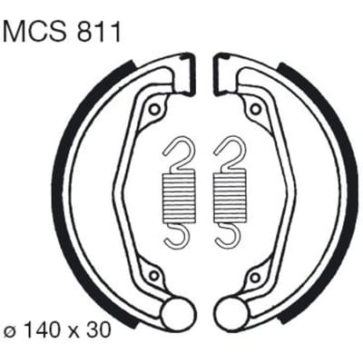 Remschoenset TRW MCS811