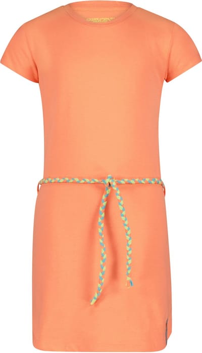 4PRESIDENT Meisjes jurk - Neon light orange - Maat 104 - Meisjes jurken