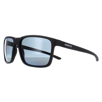 Arnette AN4324 Lil' Snap 276222 matte blauwe donkere grijze spiegel water gepolariseerde zonnebril