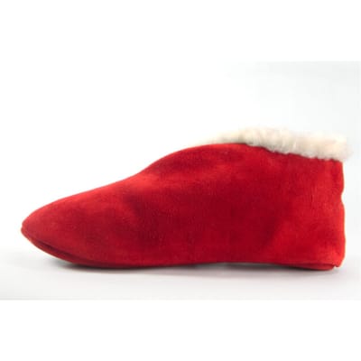 Bernardino Spaanse Sloffen – 100% Wol – Rood – Maat 36 – Unisex – Warm & Comfortabel