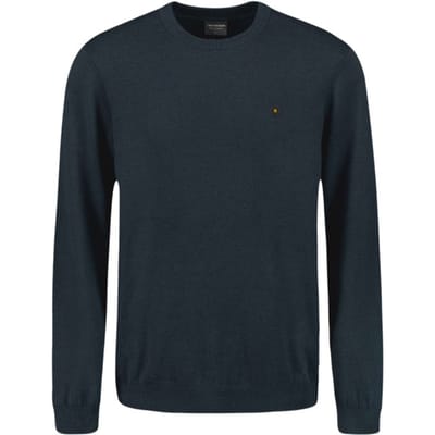 No Excess Pullover crewneck 2 coloured melang night