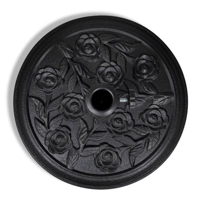 vidaXL - Parasolvoet - rond - hars