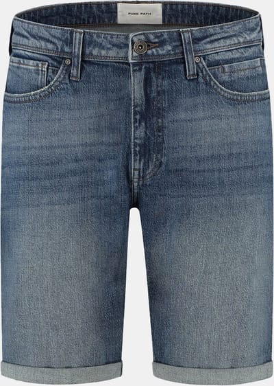 Purewhite Regular Fit Denim Short The Miles