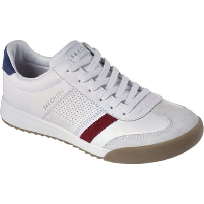 Skechers - Maat 40 - ZINGER -RETRO ROCKERS - White/Red/Navy - Vrouwen