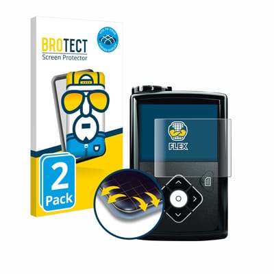 BROTECT - Screenprotector voor Medtronic Minimed 780G/ 770G/ 670G/ 640G/ 630G - Folie Beschermfolie transparant volledig dekking - 2 Stuks