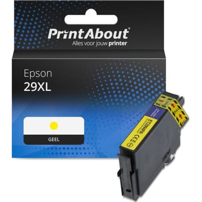 PrintAbout huismerk Inktcartridge 29XL (T2994) Geel Hoge capaciteit Geschikt voor Epson