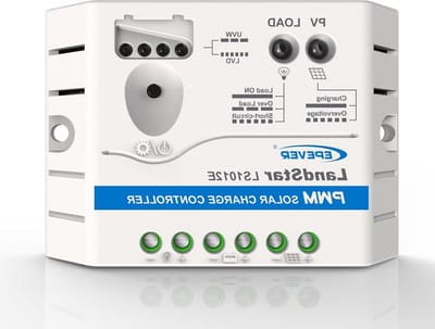 Zonne Laadregelaar - PWM Controller - Zonne-energie Systeem - Automatische Batterij Selectie - 10A 12VDC - Grijs