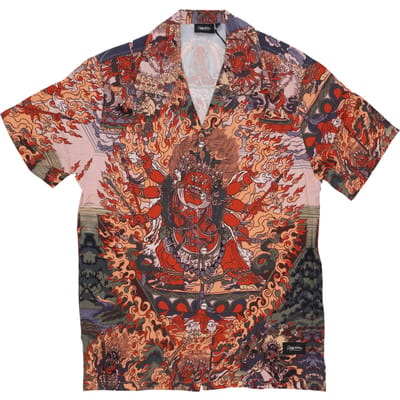 Shirt Sleeve Short Man Hayagriva Bowling Shirt Multi