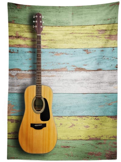 ABAKUHAUS Tafelkleed – Akoestische gitaar – 140x200 cm – Veelkleurig