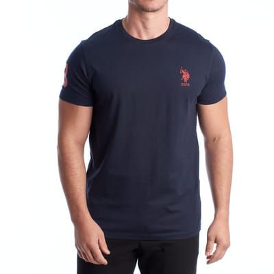 Herren-T-Shirt aus Baumwolle mit kurzen Ärmeln US42154027