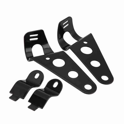 Dailygoods- Houder Koplampen Hoogwaardig - Motorfiets - Heftruckers - Roestvrij Staal - 2 Stuks - Eenvoudig te Installeren - Koplamphouder